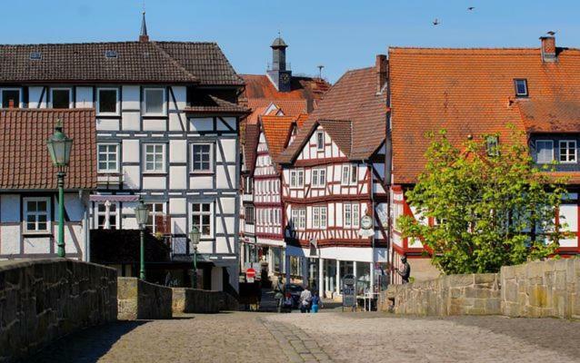 Ferienwohnung Haus an der Brücke Melsungen Exterior foto